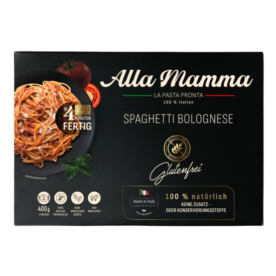Spaghetti Bolognese alla Mamma glutenfrei  MHD 09/2026